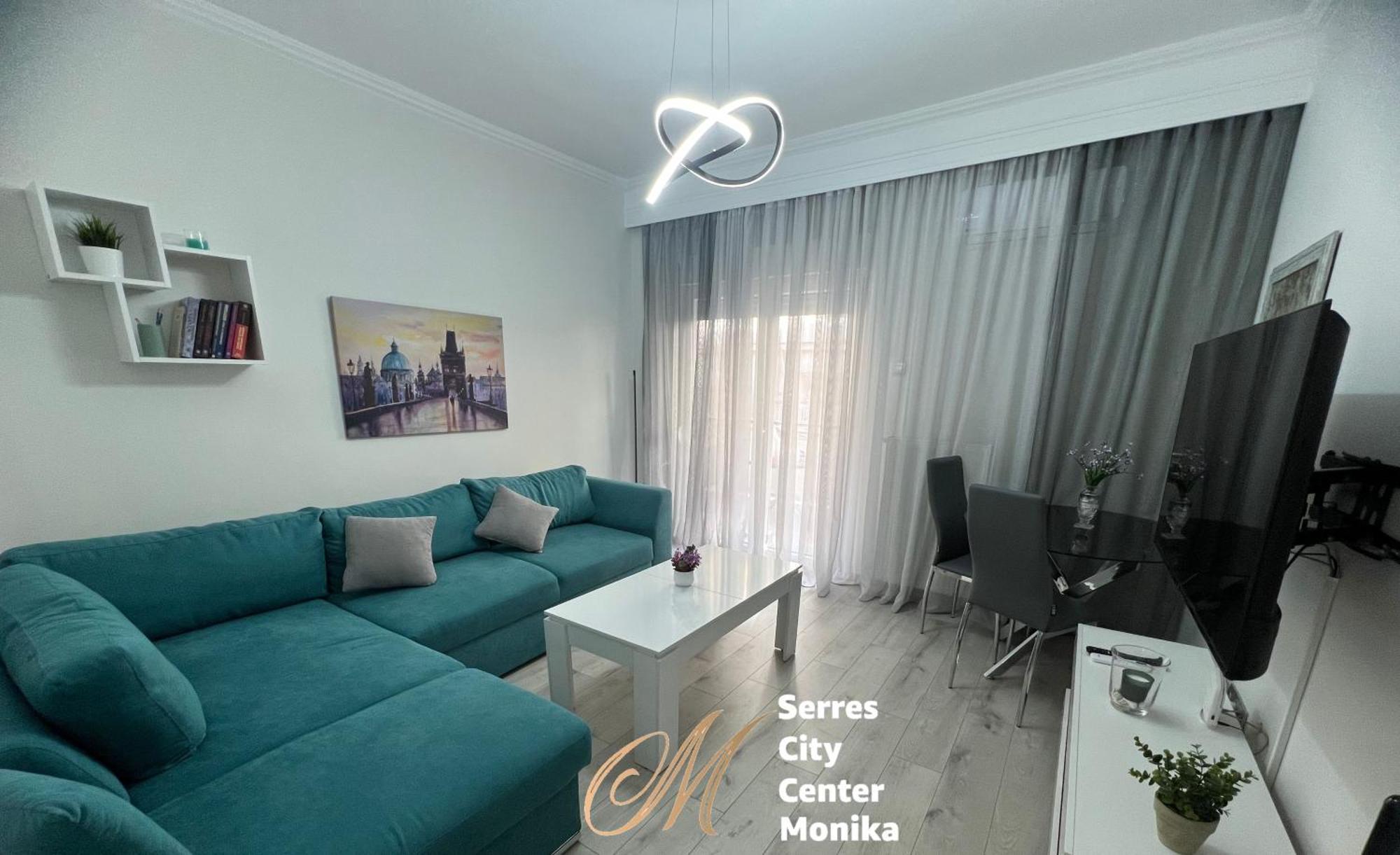 Serres City Center Modern Apartment Eksteriør billede